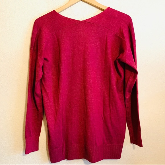 Ann Taylor LOFT V-Neck Loose Fit Tunic Sweater NWT - Picture 6 of 8